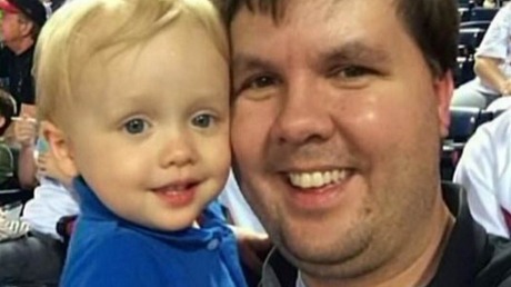 Justin Ross Harris with his son Cooper. 