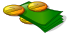 Bills and coins.svg