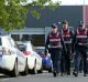 Police at the Melbourne Youth Justice Centre in Parkville 