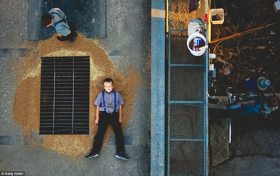 Hofer's images offer an intimacy of daily life in a Hutterite commune that has never been seen before - because he was one of them