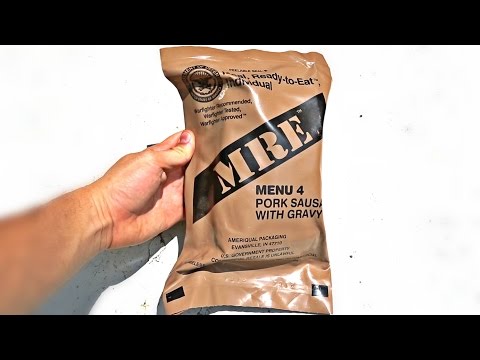 Testing US Military MRE (Meal Ready to Eat)