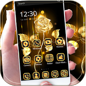 Gold Rose theme business gold