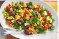 Barbecued corn and chorizo salad