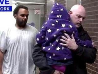 Supplied Editorial Girl, 5, abandoned Port Authority Bus Terminal. Picture: ABC7