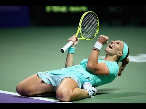 Svetlana Kuznetsova vs Karolina Pliskova  | 2016 WTA Finals Singapore Highlights