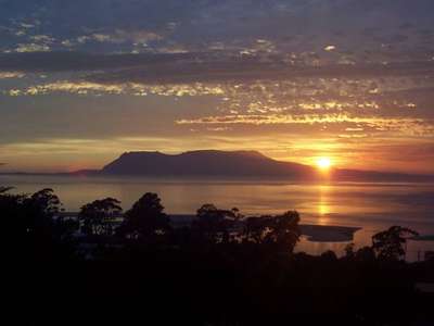 View of Maria Island