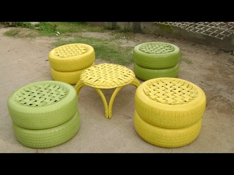 Recycled Tyre Furniture