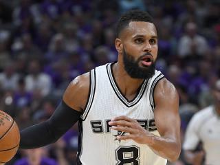 SACRAMENTO, CA - OCTOBER 27: Patty Mills #8 of the San Antonio Spurs dribbles the ball against the Sacramento Kings during the third quarter of an NBA basketball game at Golden 1 Center on October 27, 2016 in Sacramento, California. NOTE TO USER: User expressly acknowledges and agrees that, by downloading and or using this photograph, User is consenting to the terms and conditions of the Getty Images License Agreement. (Photo by Thearon W. Henderson/Getty Images)