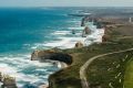 A motorcyclist has suffered critical head injuries after a crash on the Great Ocean Road.