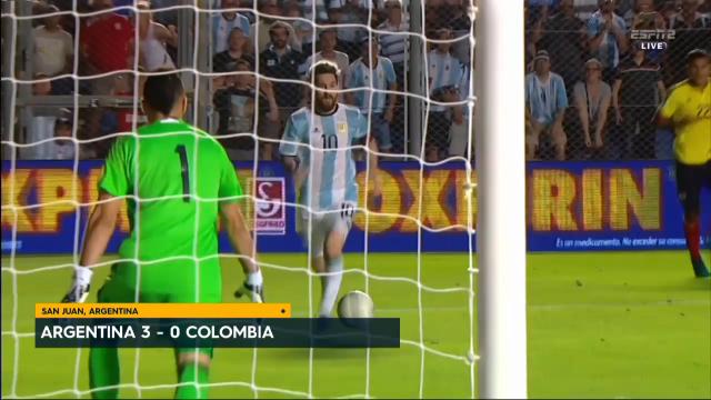 Argentina thrash Columbia