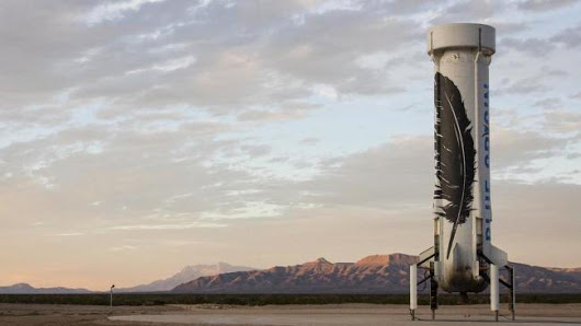 Jeff Bezos’s Blue Origin succeeds in landing spent rocket back on earth