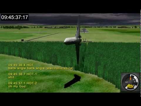 East Coast Jet Flight 81 CVR & Crash Animation