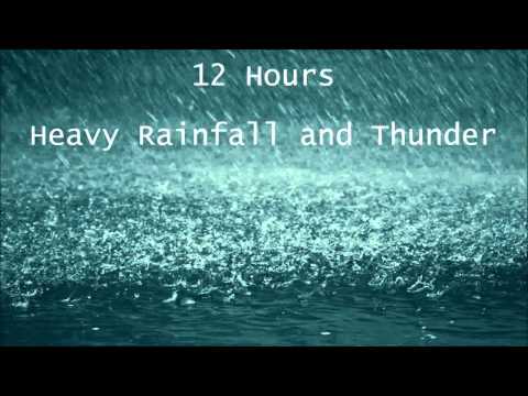 12 Hours Heavy Rainfall with Thunder-  Ambient Sounds la lluvia del sueño