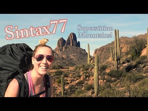 Hiking the Superstition Mountains - Desert Backpacking in Arizona