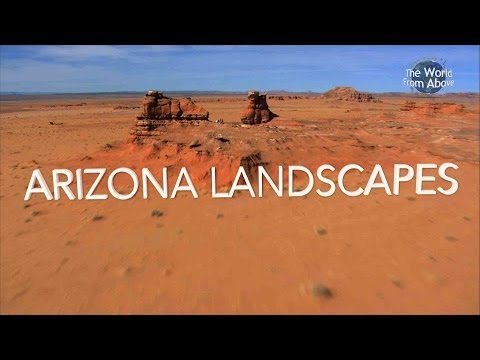 Arizona from Above - Alien Desert Landscapes - Montage (HD)