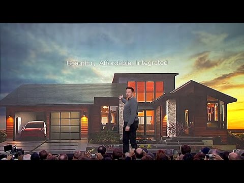 Elon Musk unveils Solar Roof (2016.10.28)