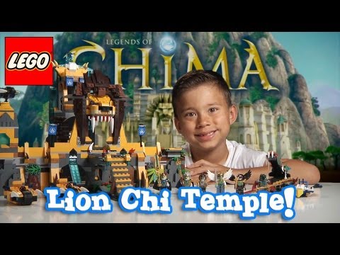 LION CHI TEMPLE - LEGO Legends of Chima Set 70010 Time-lapse Build, Unboxing & Review by EvanTubeHD