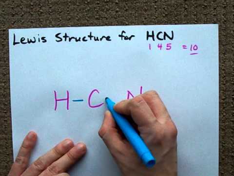 Lewis Structure of HCN