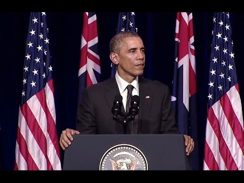 President Obama Addresses the University of Queensland