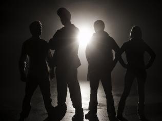 Gang in the shadows silhouette thinkstock