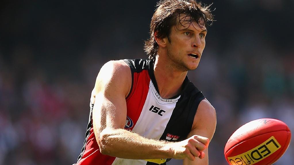 Farren Ray during his days at St Kilda. Picture: Getty Images