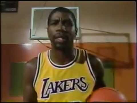 Magic Johnson 1989 Put Magic In Your Game Instructional Basketball Drills Kids Showtime Lakers