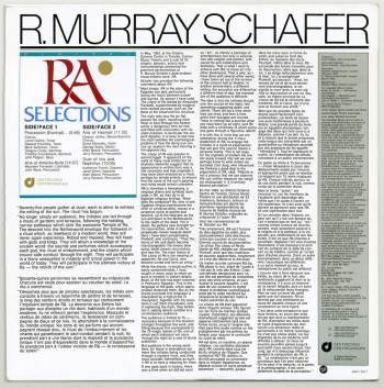 Raymond Murray Schafer 'RA' LP back cover