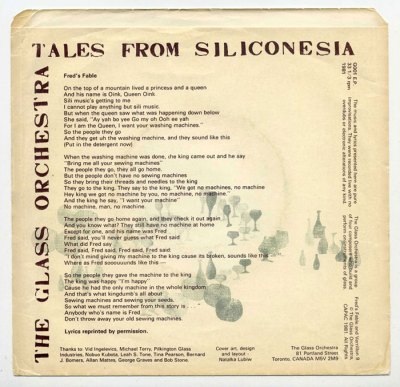 'Tales from Siliconesia' back cover