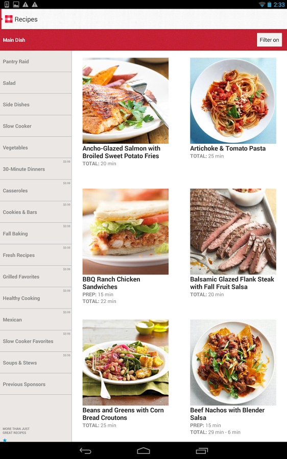    Must-Have Recipes from BHG- screenshot  