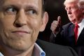 Peter Thiel and Donald Trump