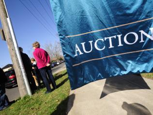 Generic image of various auctions in Canterbury, Melbourne. Real estate. House auction. Flag.
