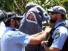 Baird attacked by ‘shark’ at protest