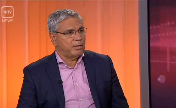 Warren Mundine, pictured in a September 2015 interview with NITV.