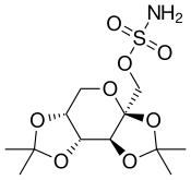 Topiramate structure.svg