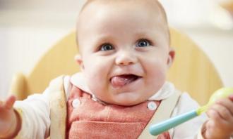 Baby-enjoying-food