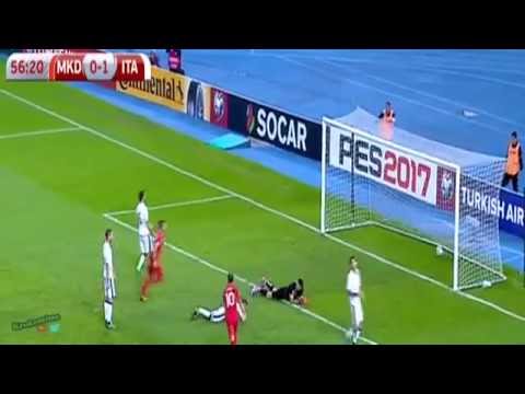 FYR Macedonia Vs Italy 2-3 All Goals HD Highlights Wc Qualification 2018