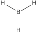 Structural formula of borane