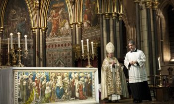 Mgr Keith Newton at a Solemn Evensong in 2012 to celebrate the Ordinariate's first anniversary (mazur/catholicnews.org.uk)