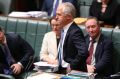 Prime Minister Malcolm Turnbull during question time at Parliament House in Canberra on Monday 10 October 2016. Photo: ...