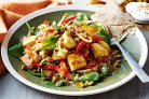 Warm paneer and lentil salad with...