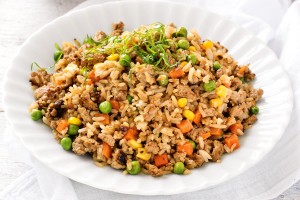 Fast pork fried rice