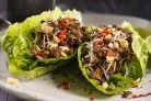 Thai beef mince cos lettuce cups