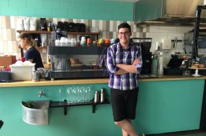 Co-owner Nick Jennings in the new-look 38 Espresso at Kingston Foreshore.