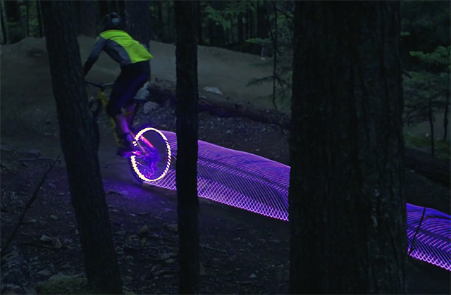 Democalypse Palate Cleanser: Mountain Bikers Recreate TRON Effect With LEDs