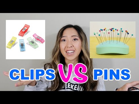 Craft Clips Vs Sewing Pins