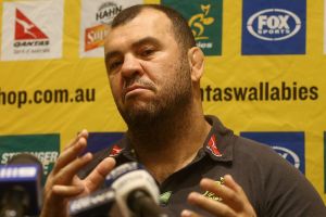 Scary funny and scary scary: Wallabies coach Michael Cheika.