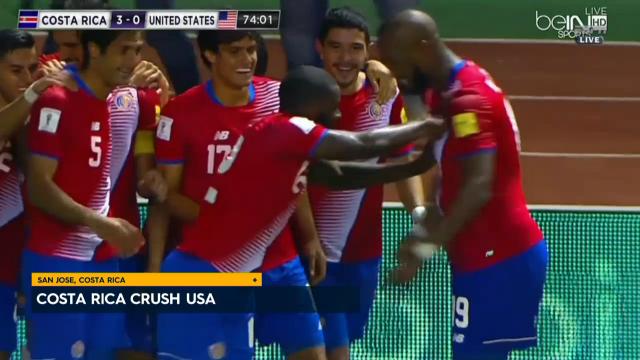 USA smashed by Costa Rica