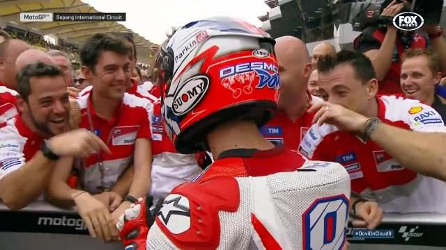 Dovizioso wins Malaysian GP