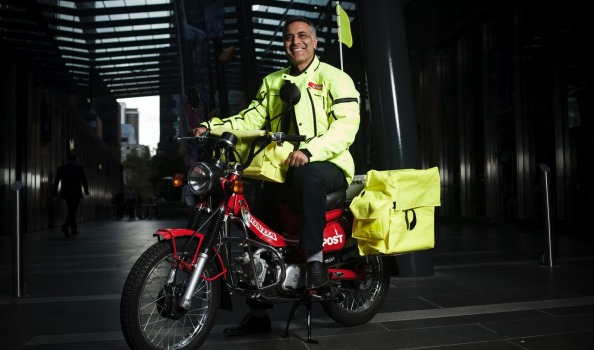 Ahmed Fahour: " I went and got my motorbike licence so I could deliver the mail and see what it is like." 