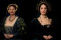 Sally-Anne Russell and Elena Xanthoudakis in Melbourne Opera's Anna Bolena.